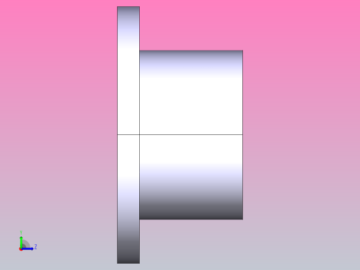 拉深凸模，落料凹模左视缩略图