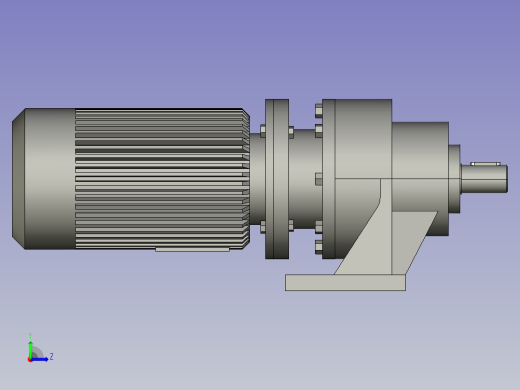 减速机BWD15-YVF80-2左视缩略图