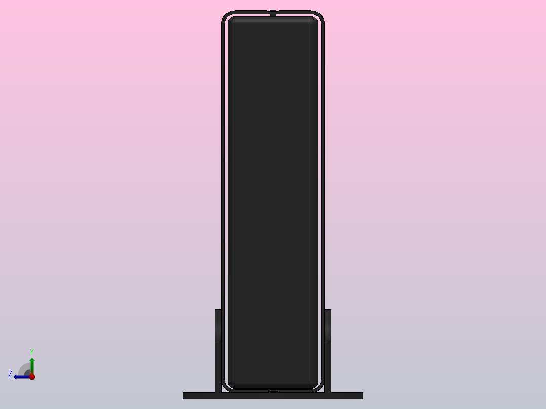 3.5英寸硬盘盒右视图