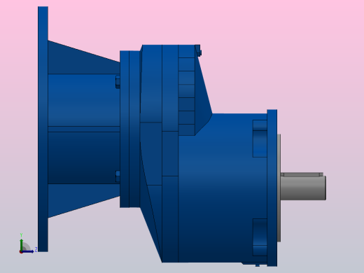 RXF67ZP斜齿轮减速机RXF67-1.6-M1-P100-Φ160左视缩略图