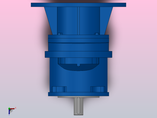 RXF67ZP斜齿轮减速机RXF67-1.6-M1-P100-Φ160俯视缩略图