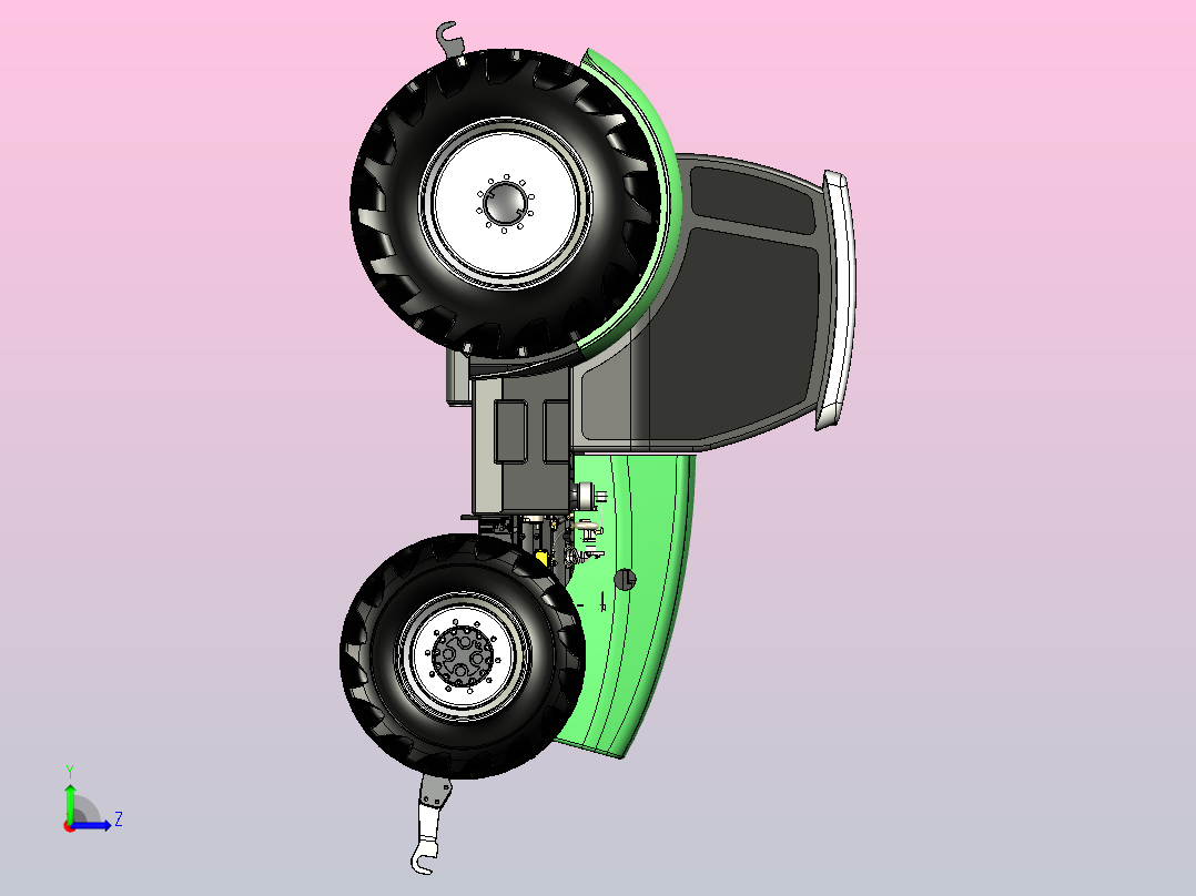 拖拉机(1)左视图
