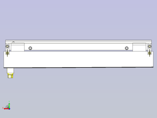 一款漏水回收槽3D图模型后视缩略图