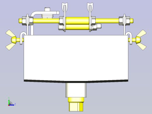 一款漏水回收槽3D图模型左视缩略图