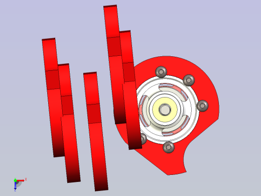 轮毂电机 stp俯视缩略图