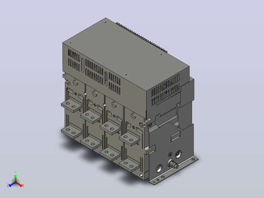 NA1-2000X-630-4P固定万能式断路器三维模型202208正等轴测缩略图