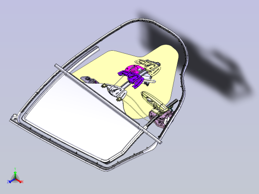 海马CE-1 右后车门附件装置 (2)