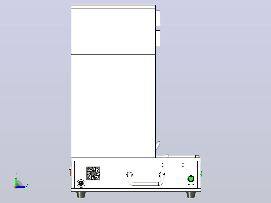 压装治具工装10左视图