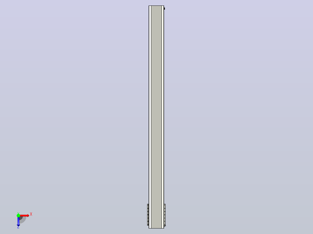 直驱直线电机轴TPA-LNP-230D-P33-L3000-C-1-3-C-10-N3(磁栅尺)俯视图