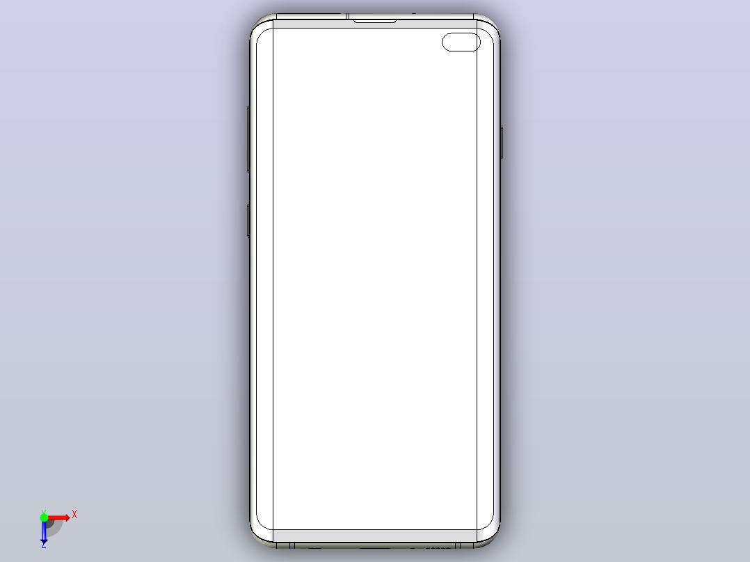三星Galaxy S10俯视图