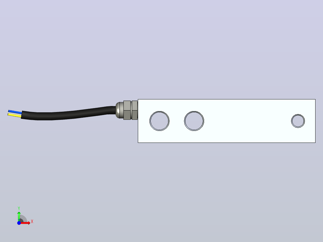 T-SB LAMA型称重传感器前视图