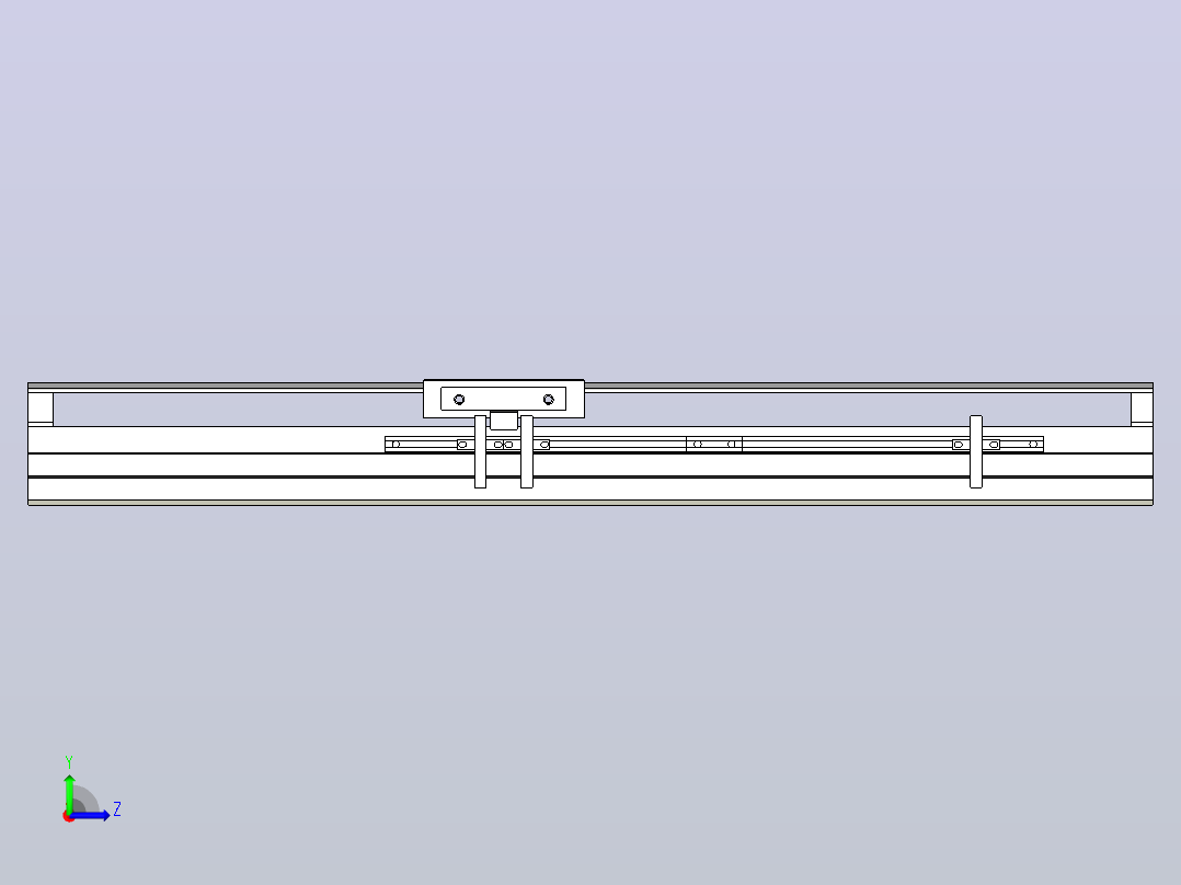 MTH12标准螺杆滑台[MTH12-L#-250-M-P10-C3]左视图
