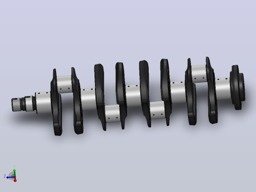曲轴4缸，villebrequin4缸