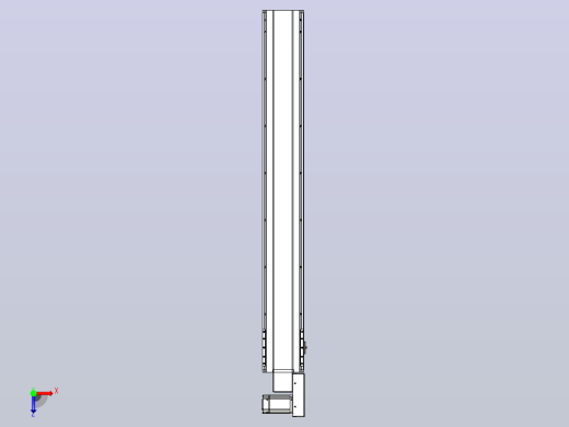 皮带直线轴半封闭可选导轨TPA-HNB-175D-140-L1250-MR-C-P75-N3俯视缩略图