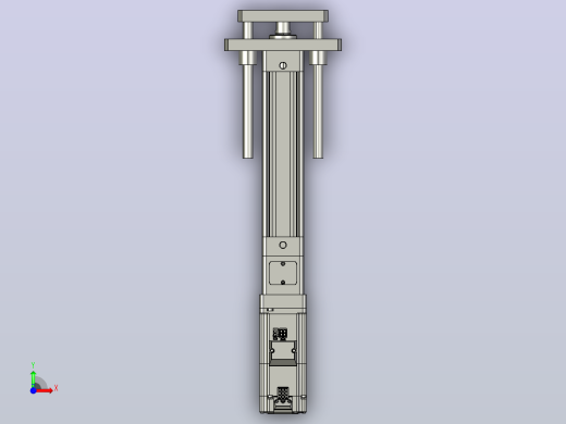 轻载电动缸TPA-ESR40-1210C-L100-M-QDX-W-P40-C3前视缩略图
