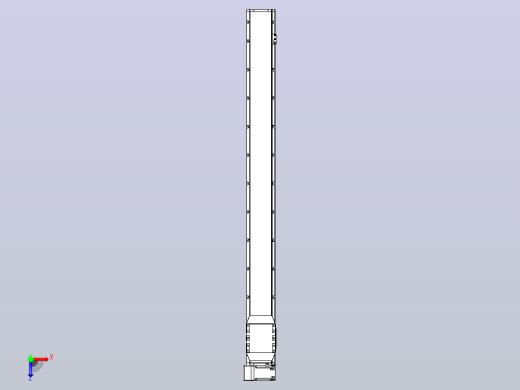 机器人皮带驱动直线轴TPA-GCB-150-P80-L1550-LU-M75-N3俯视缩略图