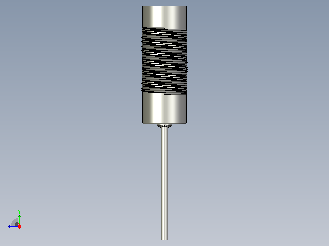 接近开关传感器ZJG25-N-30-M30-N-C右视图