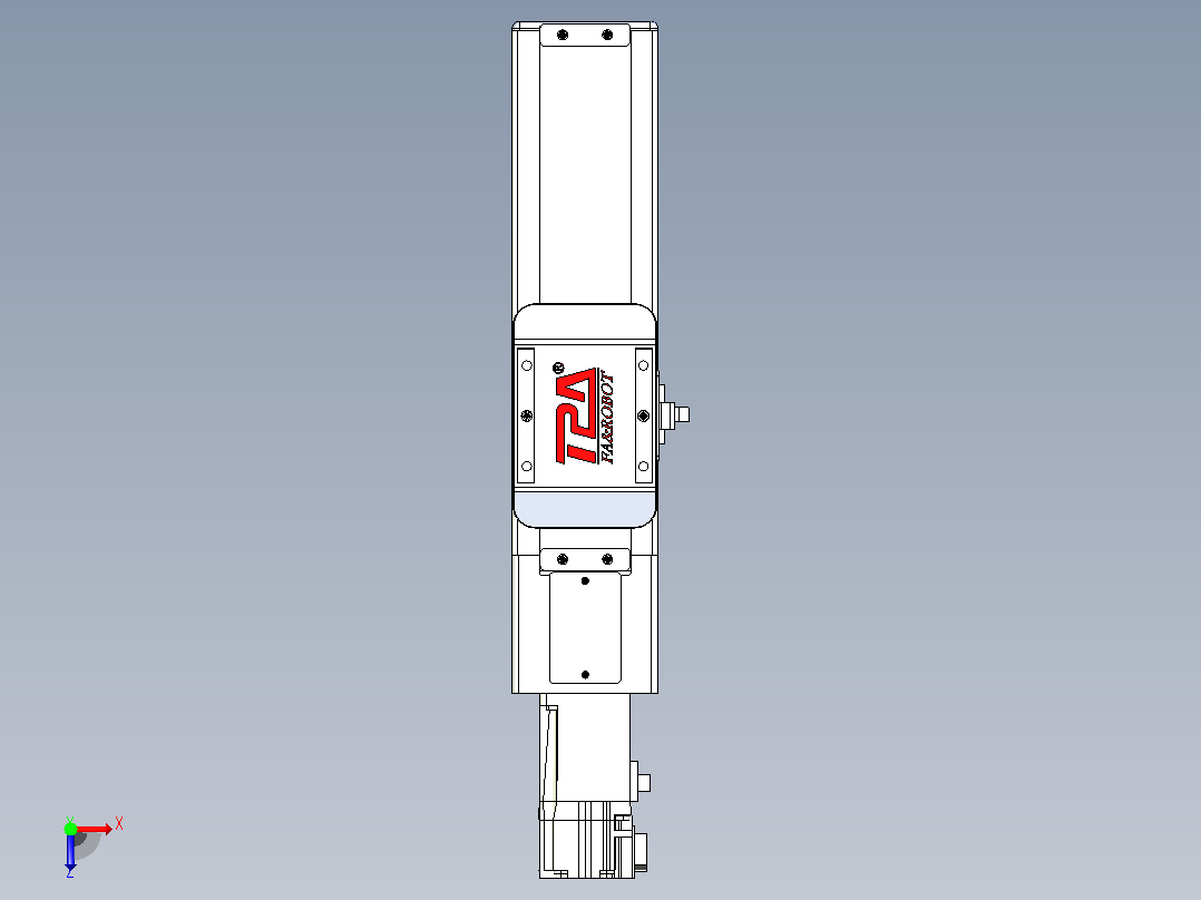 滚珠丝杠直线轴带导轨全封闭TPA-HCR-65S-1610C-L100-M-C-P10-N3俯视图