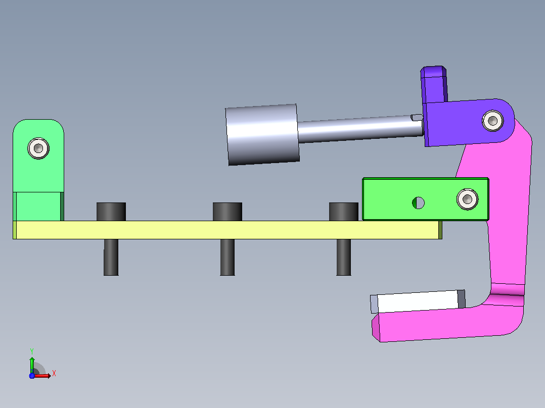 气立可气缸JD16x25-B-SD2前视图