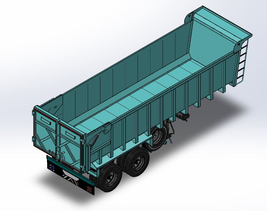 25m3双门翻斗车