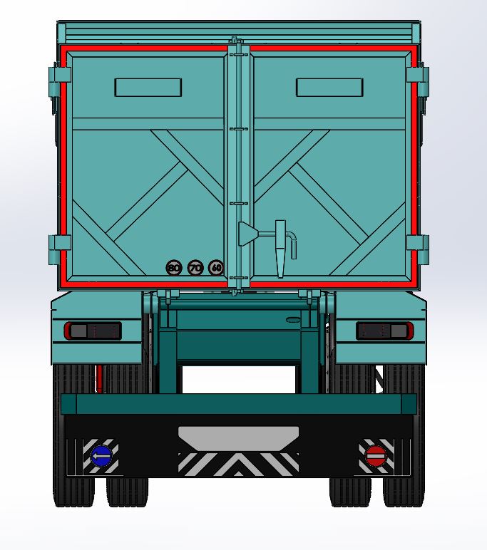25m3双门翻斗车