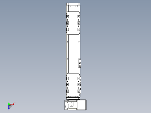 皮带直线轴双滑块型TPA-GCBS-80-P60-L100-RU-M20-N3俯视缩略图