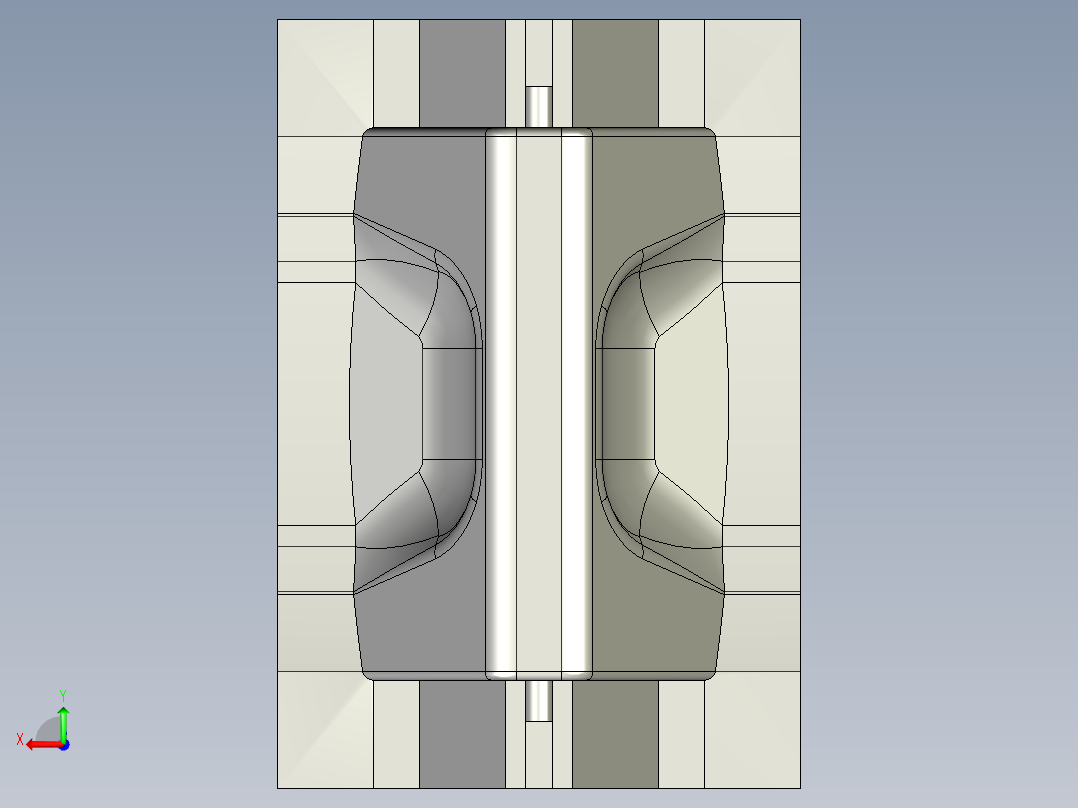 塑料壳凹模加工的数控编程及螺旋压板机构的设计后视图