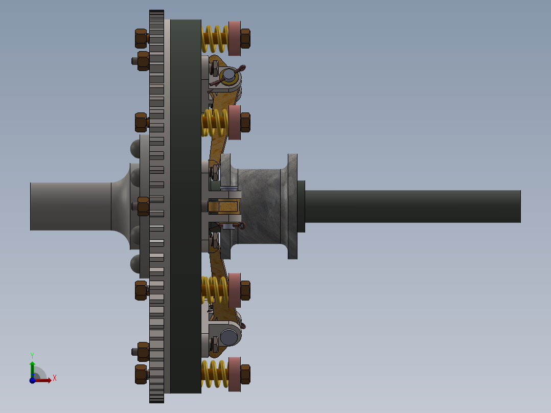 单片离合器SW2013前视图