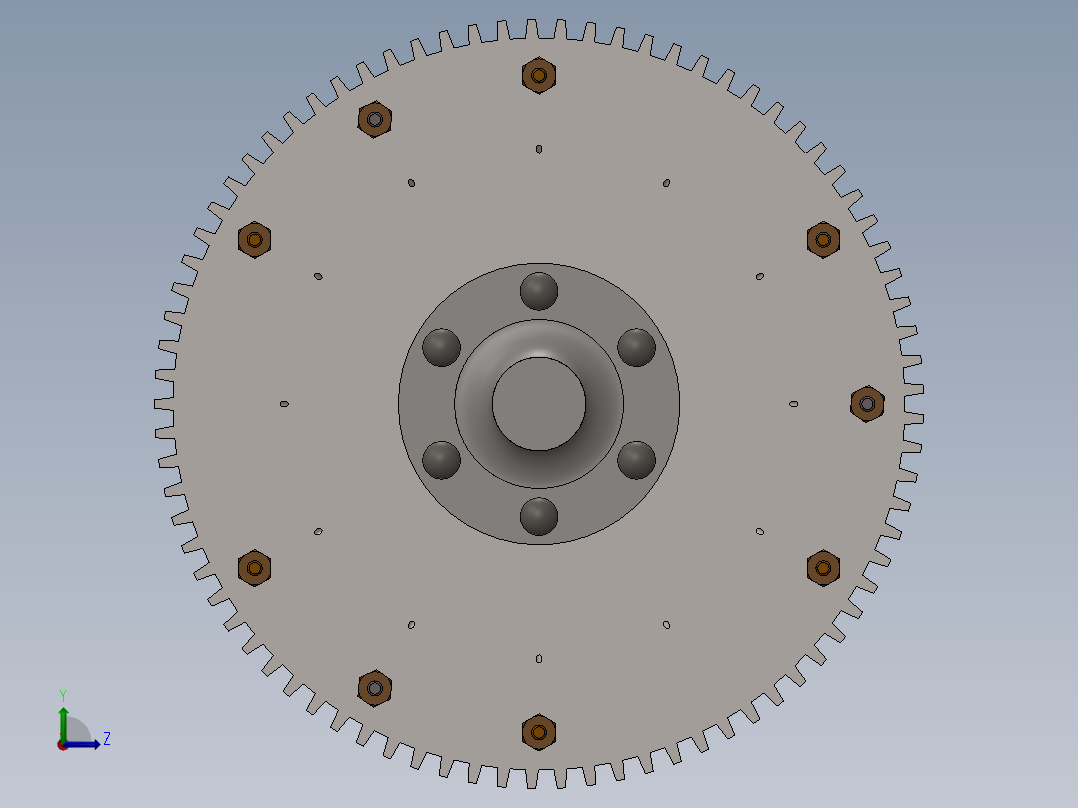 单片离合器SW2013左视图