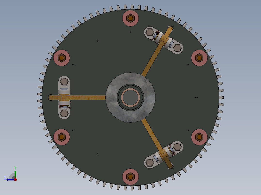 单片离合器SW2013右视图