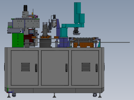 全自动上料贴膜组装一体机sw18可编辑左视缩略图
