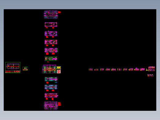 一套完整的级进模具CAD图免费下载