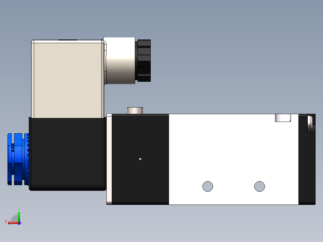 电磁阀4V210-08后视图