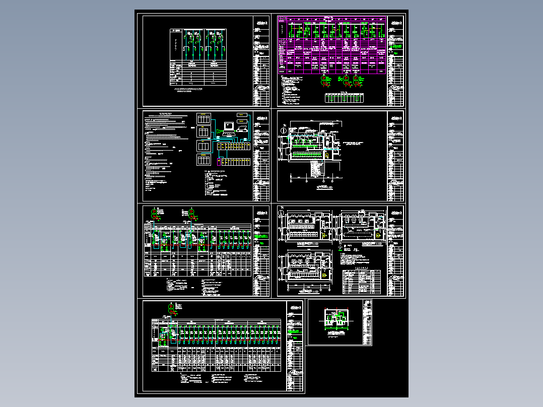 配电室锅炉房电气图