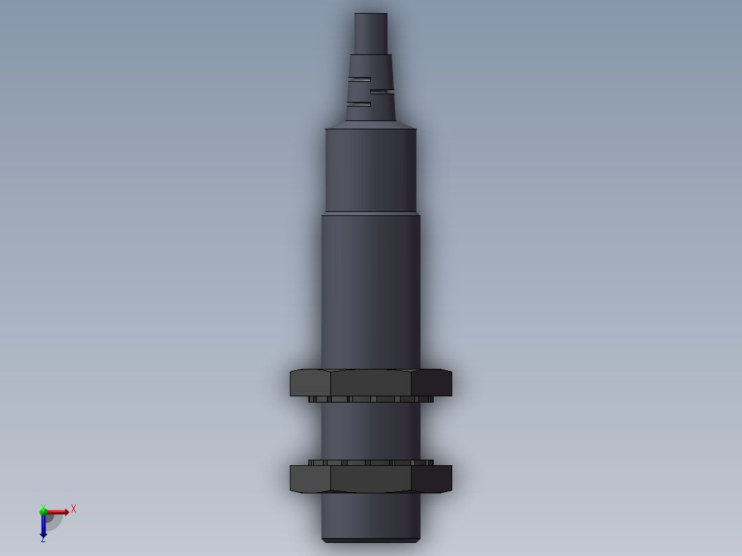 电感传感器KRMS12-1-2MM_STEP_AP203AP214俯视图