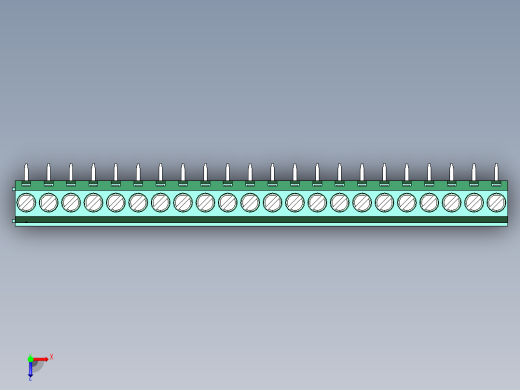 DEGSON DG128 系列 5.07.5mm 接线端子-DG128R-5.0-22P-14-00AH俯视缩略图