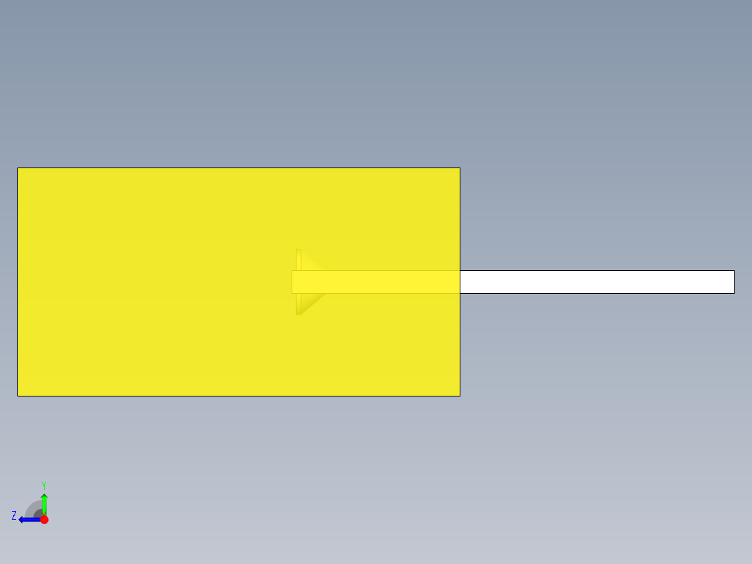 LED_Square_Amber_5x5x9.7mm右视图
