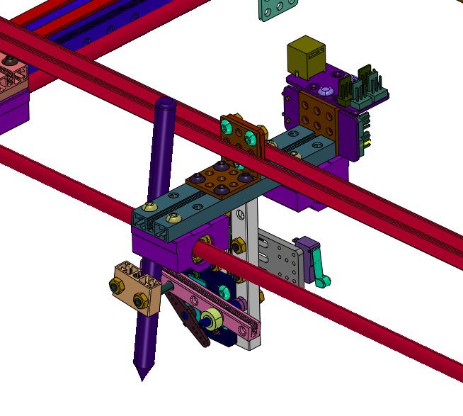 平面拟人书写机