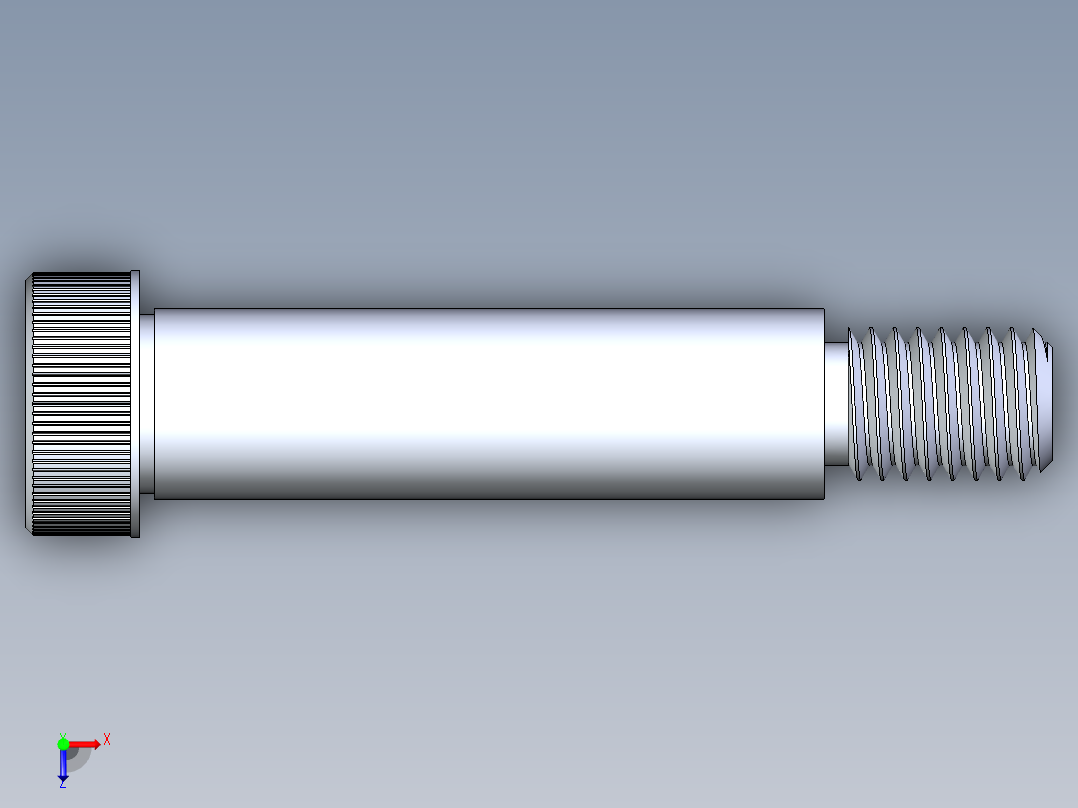 内六角螺螺栓-SB 0.500-13 x2.25俯视图