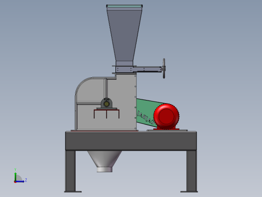 磨粉煤机左视缩略图