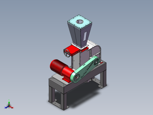 磨粉煤机正等轴测缩略图