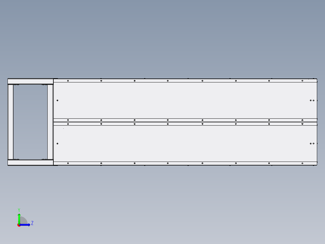 更衣室衣柜左视图