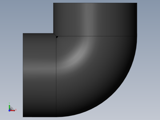 PVC管件-6in_Elbow右视缩略图