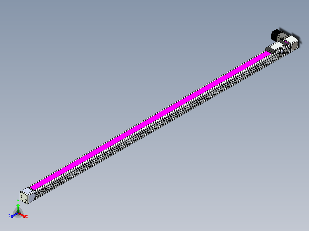 同步带滑台-欧规BC6-L120-S2000-L-P40-D3主视图