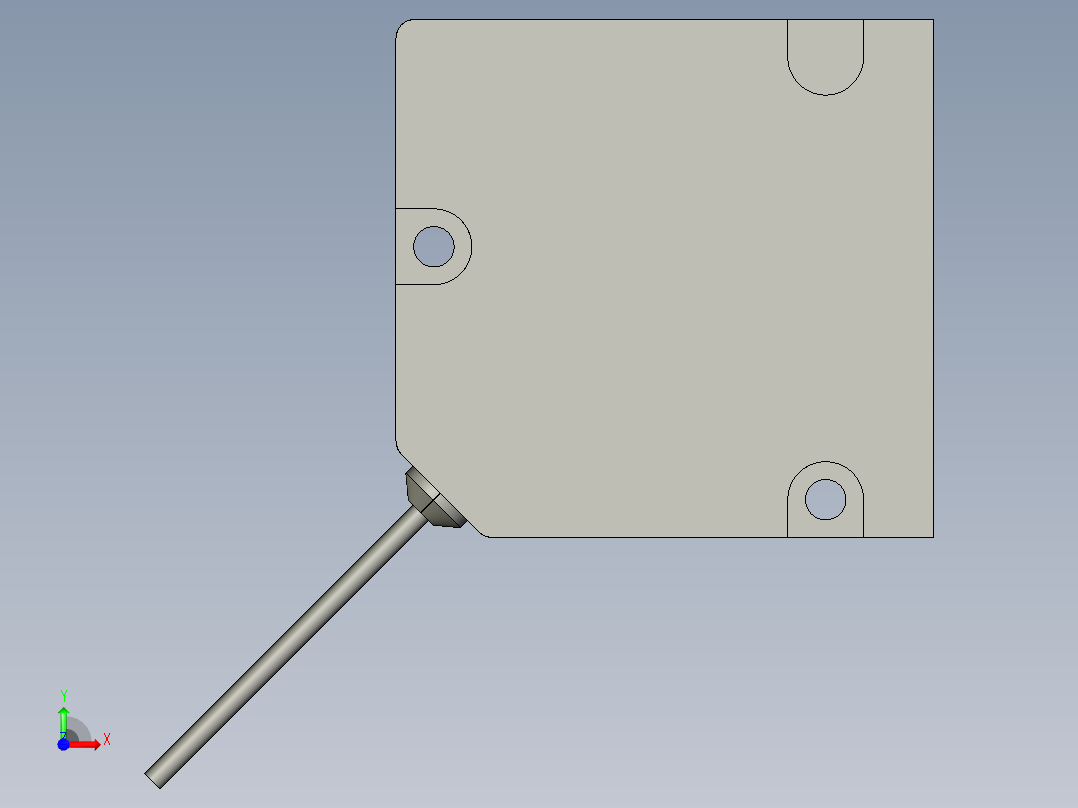 基恩士LV-H300T_kc图纸模型前视图