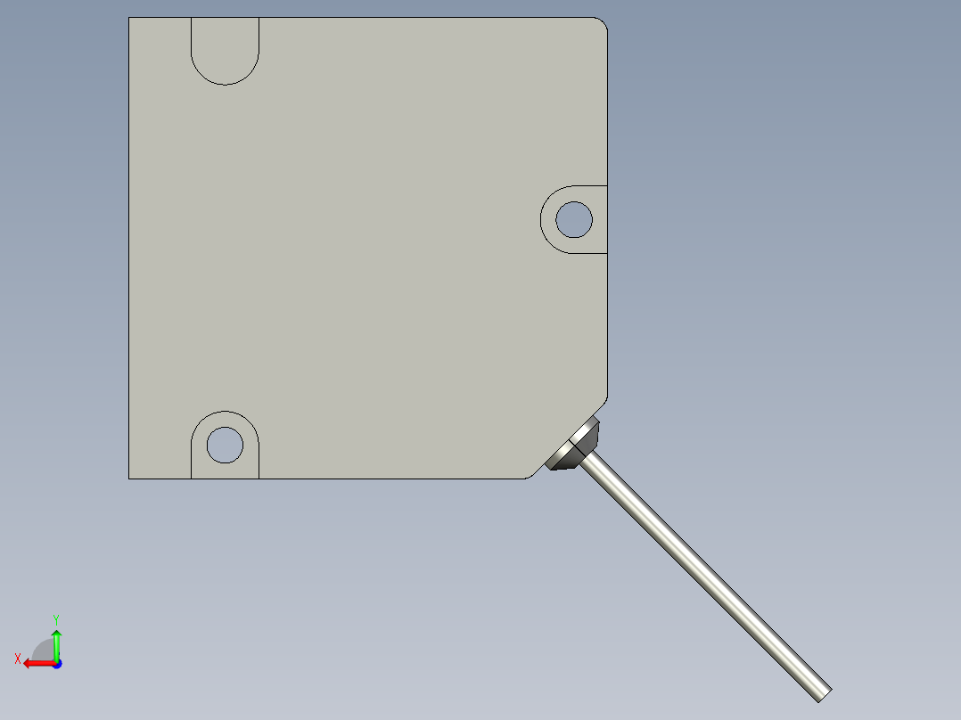 基恩士LV-H300T_kc图纸模型后视图