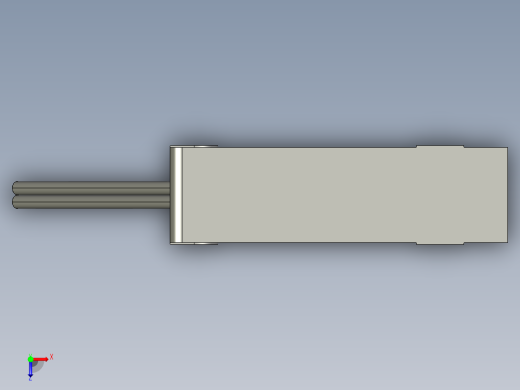 基恩士LV-H300T_kc图纸模型俯视缩略图