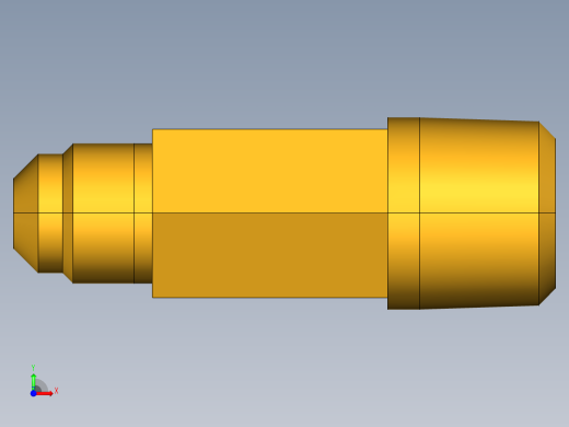 扩口式工业通用硬管接头Male Run Tee 151F-6-8前视缩略图