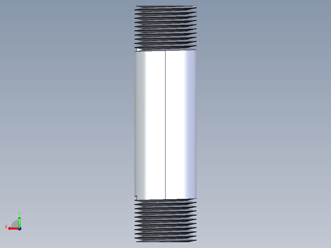 聚氯乙烯配件33-Sch80_Nipple_MPTxMPT_861-107_0.75in x 4in后视图