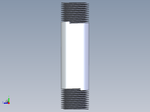 聚氯乙烯配件33-Sch80_Nipple_MPTxMPT_861-107_0.75in x 4in右视缩略图